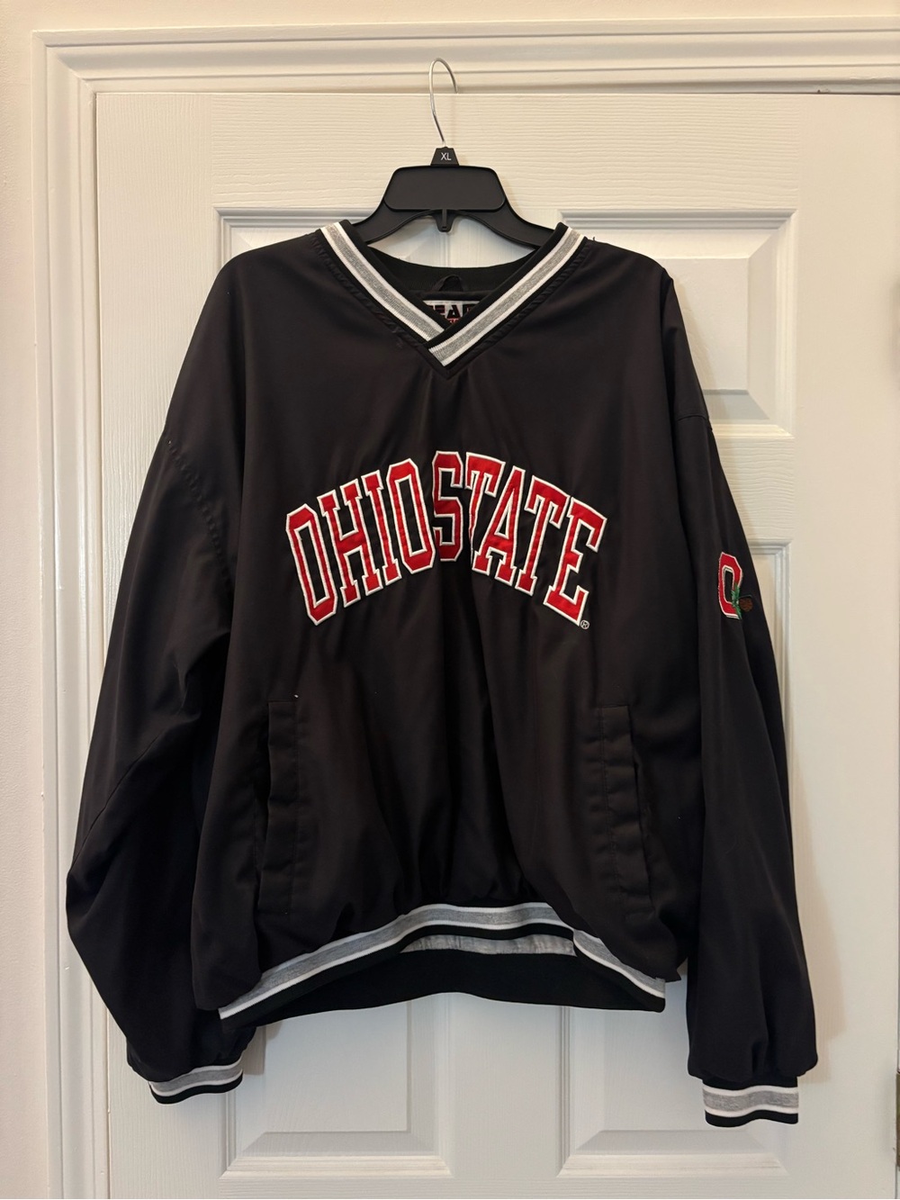 Vintage 90’s Ohio State Black Pullover Jacket